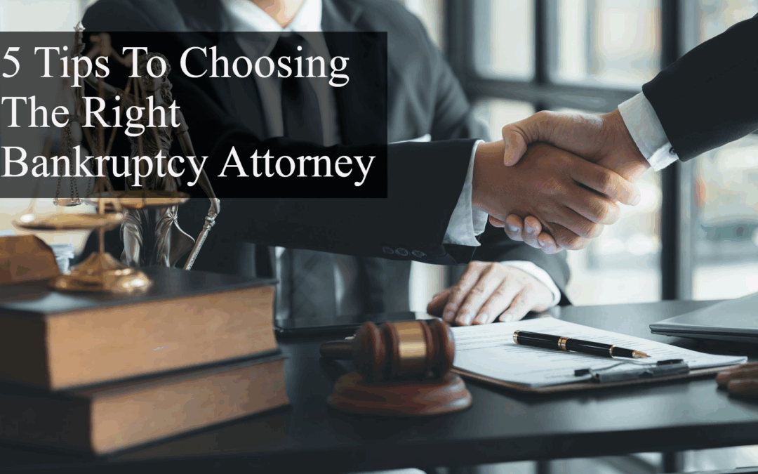 5 Tips for choosing the right bankruptcy lawyer in NJ