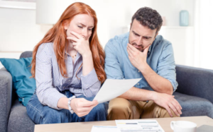 Financially Concern Couple